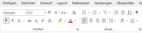 Office Word 2021 Direkte Formatierung