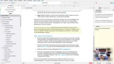 Tutorial Scrivener 3